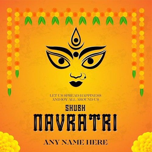 Shubh Navratri 2024 Pics For Dp With Name