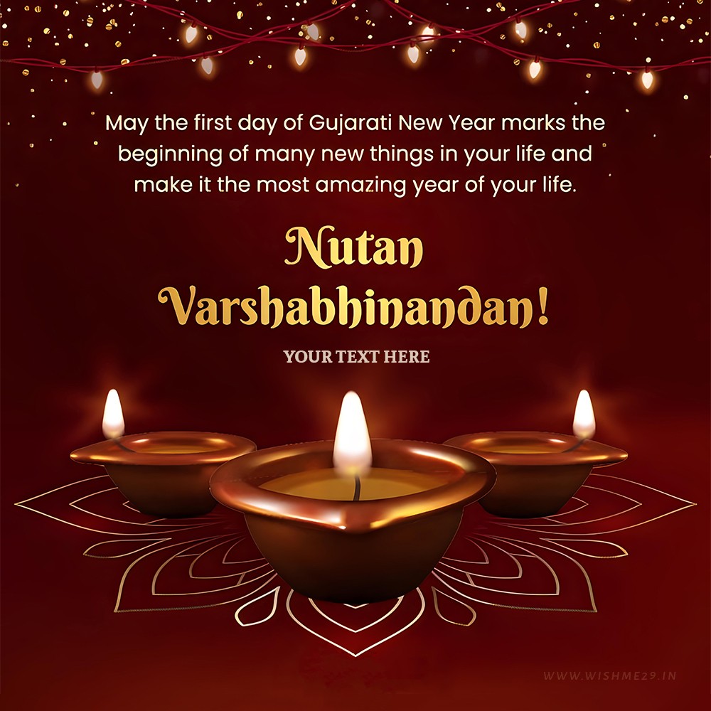 Free Nutan Varshabhinandan Happy New Year Card Maker With Name