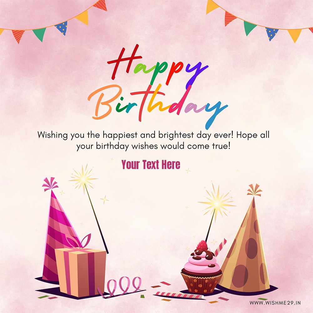Personalization Birthday Card Image Name Insert Online