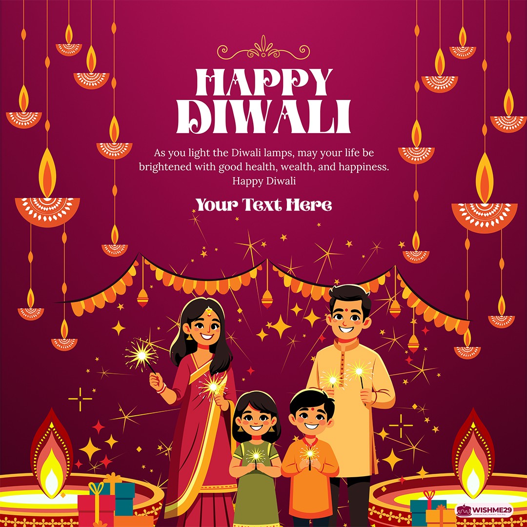 Online Diwali 2025 Name And Image Editor Free Download
