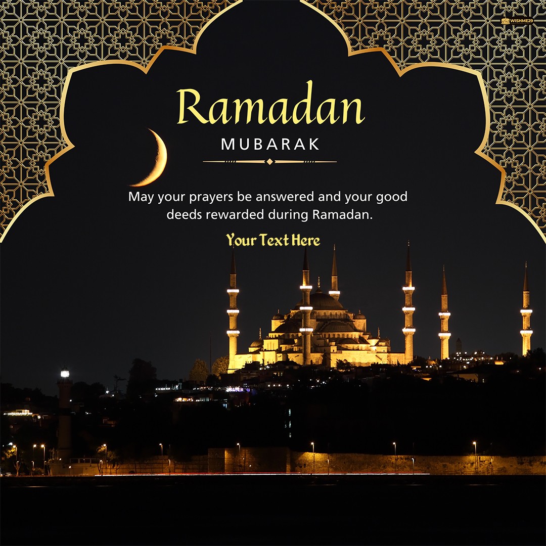 Ramadan Mubarak WhatsApp Status Download With Name