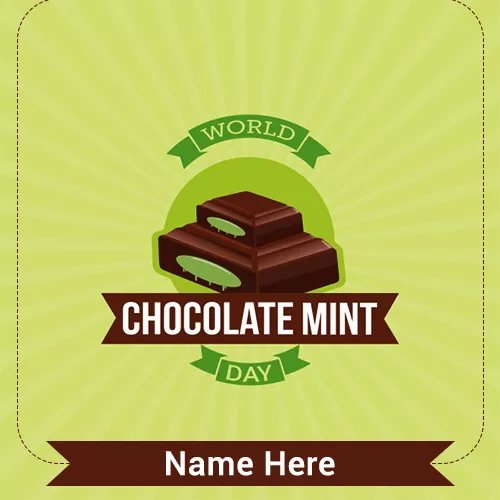 World Chocolate Day 2019 Image With Name