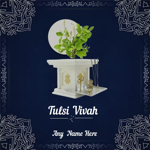Write Name on Tulsi Vivah 2019 Photos With Name