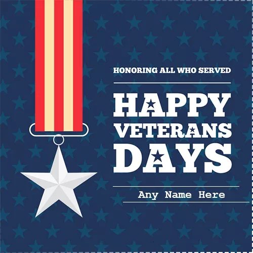 Veterans Day 2019 Images With Name