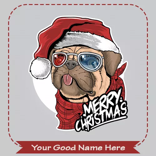 Merry Christmas 2019 Cartoon Images With Your Name
