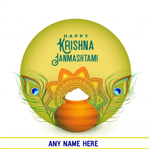 wish you happy krishna janmashtami 2020 with name