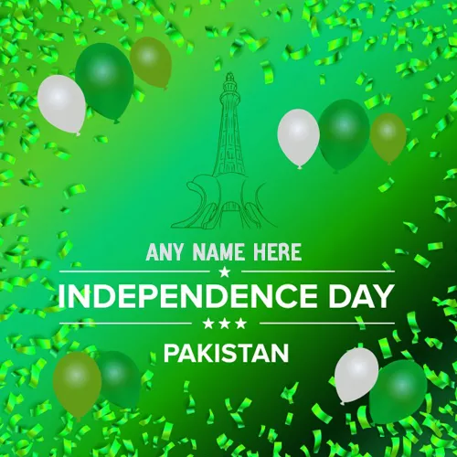 wish you happy independence day 14 august 2020 with name