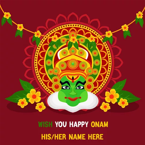 Wish You Happy Onam With Name Edit
