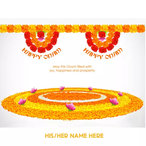 Happy Onam Pookalam 2020 Wishes Messages With Name