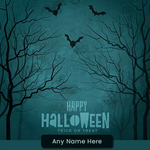 Wish You Happy Halloween Trick or Treat 2020 With Name