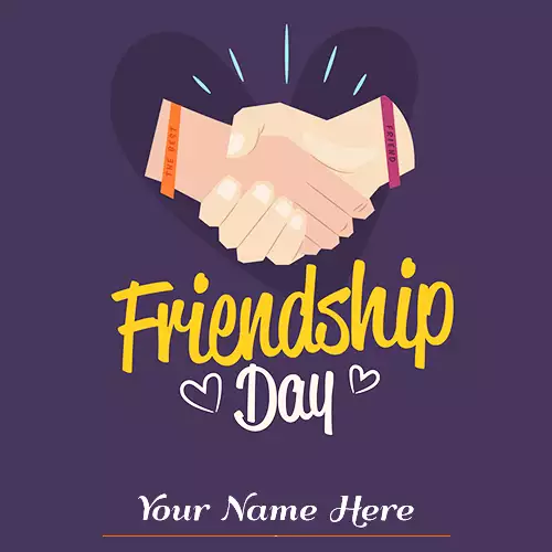 Friendship Day Images With Best Friend Name