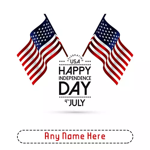 Write name on 4th of July Holiday weekend 2025 images