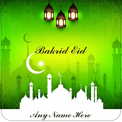 Bakrid Mubarak 2024 wishes Images With Name