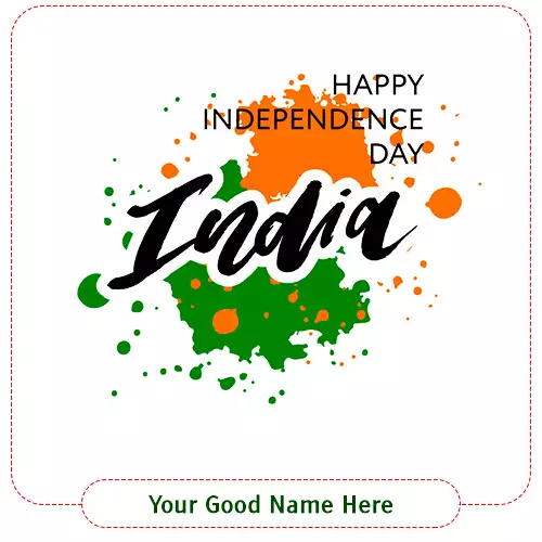 15 August Independence Day Cards With Name