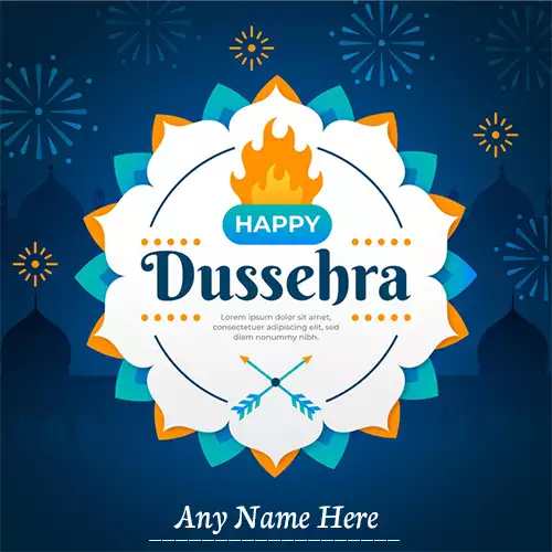 Vijayadashami 2024 Wishes Card with Name