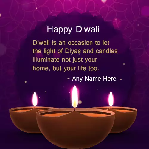 Happy Diwali Quotes Images 2025 With Name