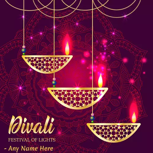Diwali Lights Images With Name