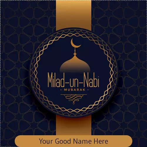 Eid Milad Un Nabi 2025 Greeting Cards With Name