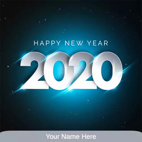 Happy New Year 2020 Images Download with own name
