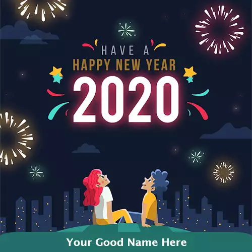 Welcome Happy New Year 2020 Images with my Name