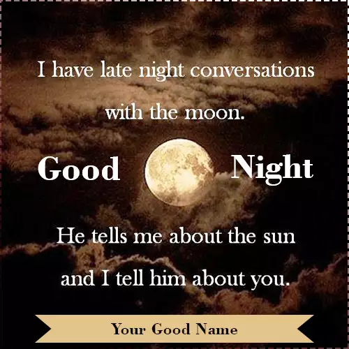 Best Goodnight Moon Quotes With Own Name Edit