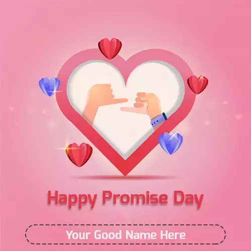 Happy Promise Day 2024 Images Write Name