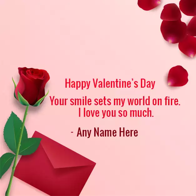 Valentine Day 2024 Card With Name And Images Edit