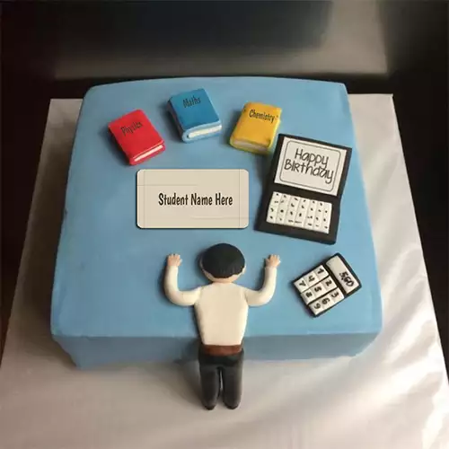 Birthday Cake For Student With Name