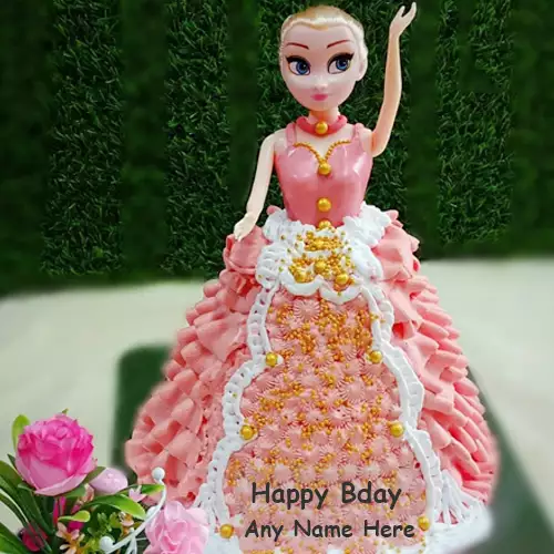 Birthday Cake With Name Cinderella