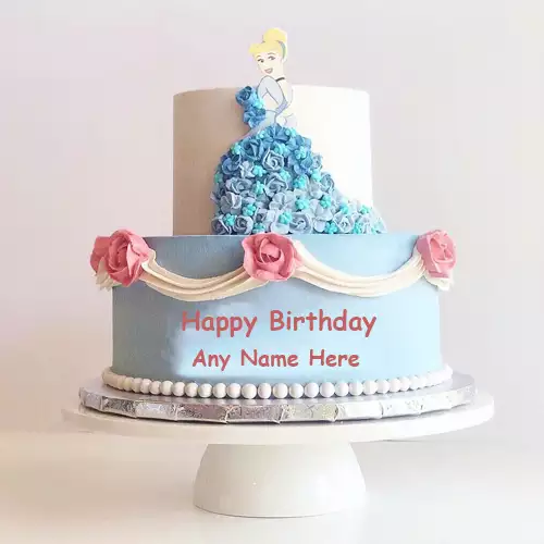 Disney Princess Birthday Cake With Name