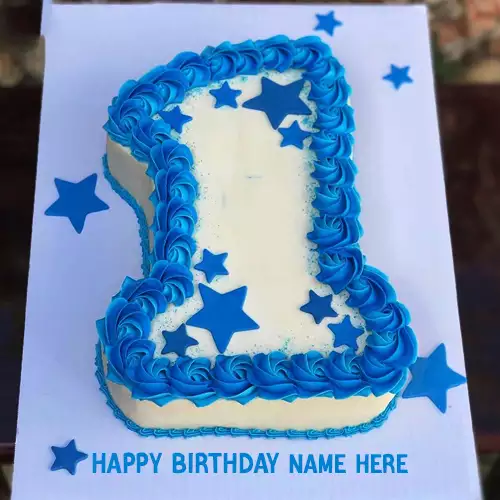 Write Name On 1st Birthday Cakes For Baby Girl
