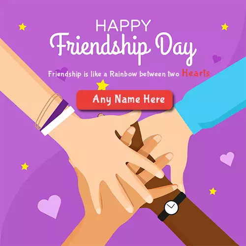 Friends Forever Happy Friendship Day With Name