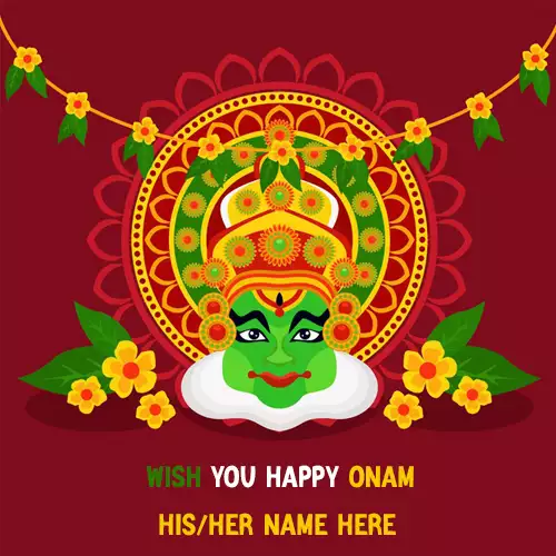 Wish You Happy Onam With Name Edit