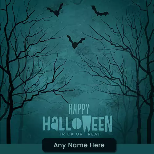 Wish You Happy Halloween Trick or Treat 2024 With Name