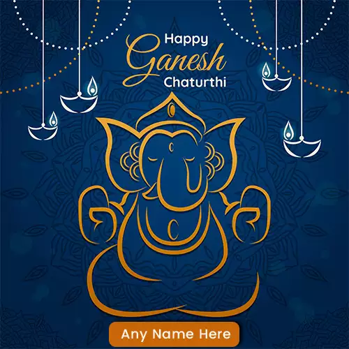 Ganpati Photo Whatsapp Dp With Name