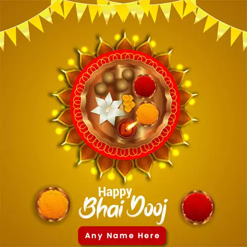 Write Name On Happy Bhai Dooj 2024 Pics Download