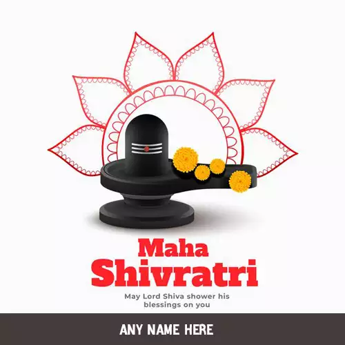 Write Name On Mahashivaratri 2024 Images With Quotes In English