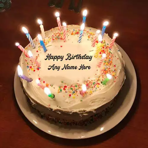 Happy Birthday Wishes Writing On Cake
