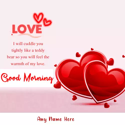 Good morning Love images write name