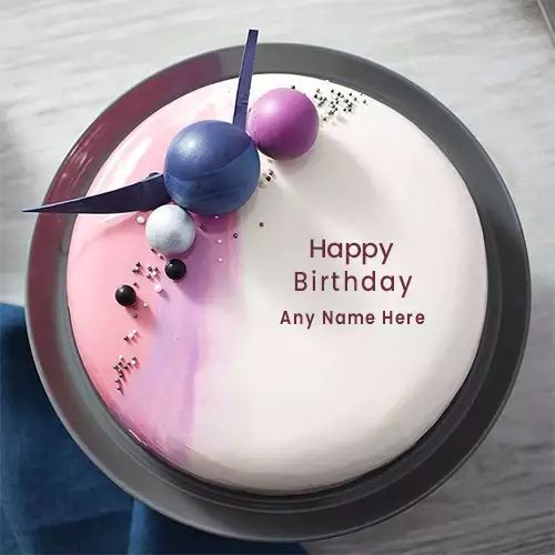 Birthday Cake With Name Writing Option