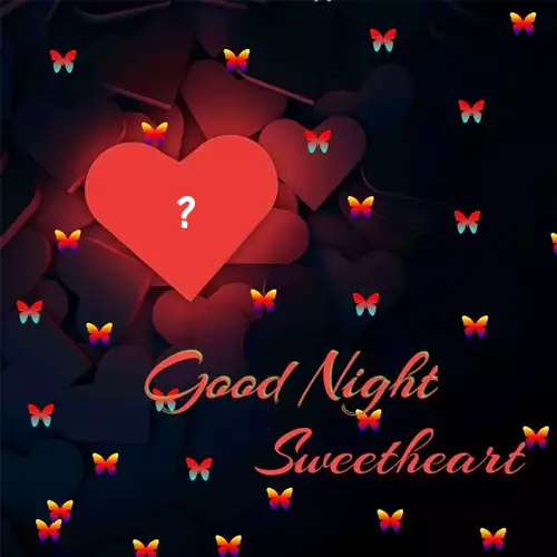 Write Name On Good Night Love Images