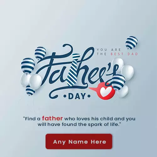 Father's Day 2024 Card With Name Generator