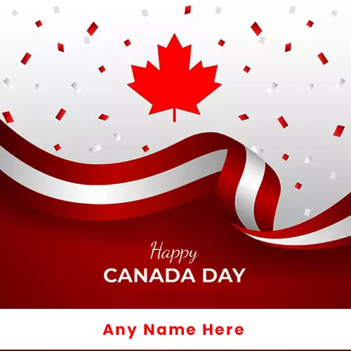 Canada Day July 1 Wishes Images With Name