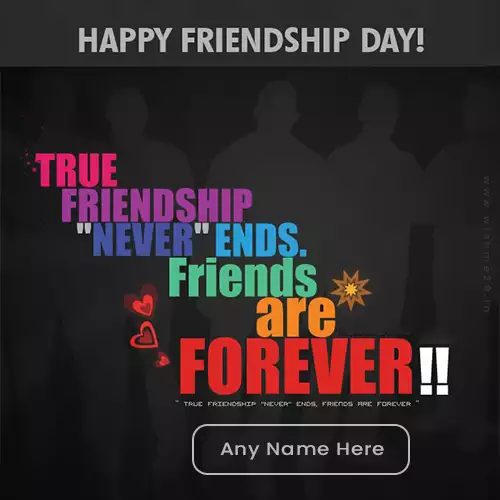 Personalize Friendship Festival 2024 Card With Name Online