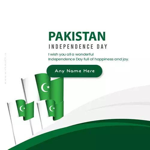 14 August Pakistan Independence Day Status Picture With Name
