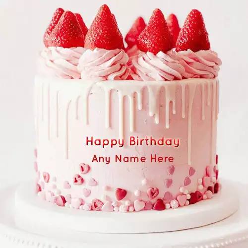Birthday Cake Photo With Name Create