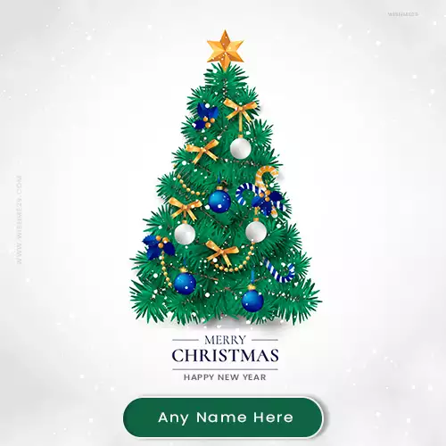 Create Name On Happy Christmas And Happy New Year 2024