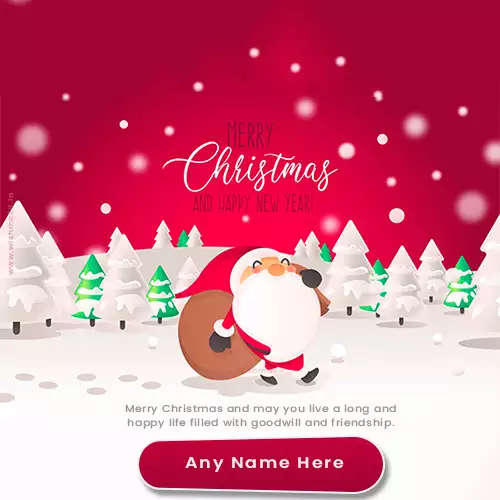 Wish You A Santa Claus Wishes With Name In Advance