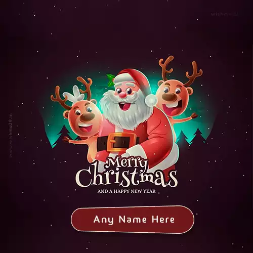 Christmas Santa Claus In Advance With Name