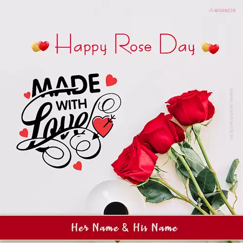 Happy Rose Day My Love Images With Name
